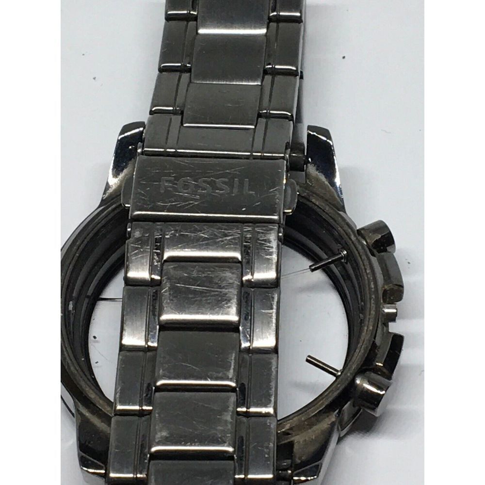 Fossil Watch Bracelet Use For Parts Links Case Band 22/20mm Poor Condition T757 - Picture 6 of 6